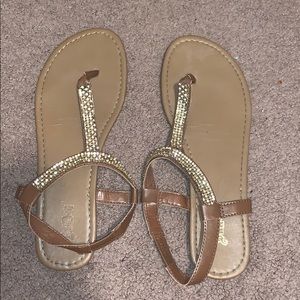 T Strap Sandals